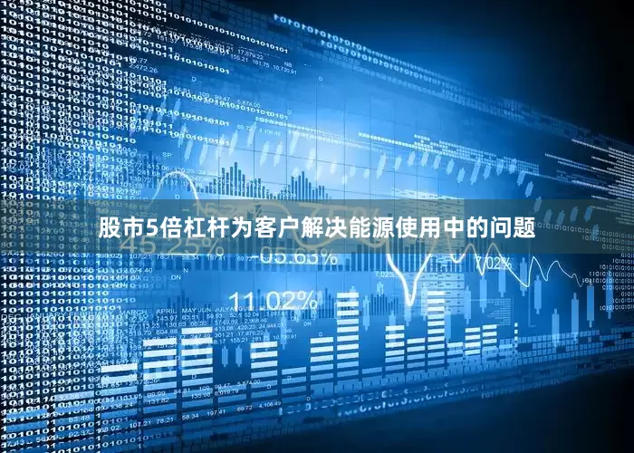 股市5倍杠杆为客户解决能源使用中的问题